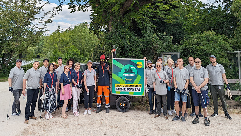HBG-DE Employees Volunteer for Two Days of Litter Pickup in Frankfurt's Eastpark