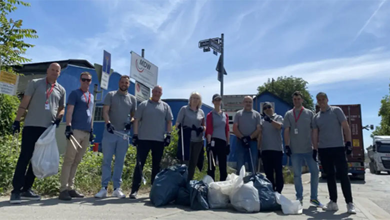 Community Cleanup Activities by Associates in Germany