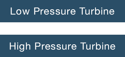 High Pressure Turbine & Low Pressure Turbine