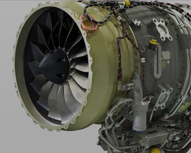 Lightweight, Compact, High-Performance HF120 Turbofan Engine