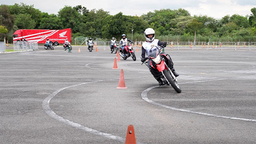 Practical training for riders