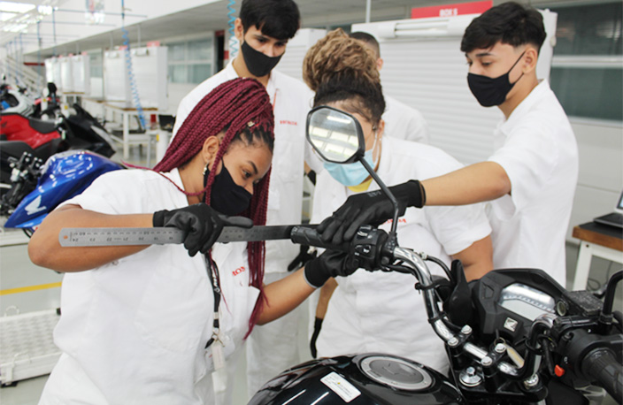 Honda Social Project Conducted at After Sales Training Center in Brazil