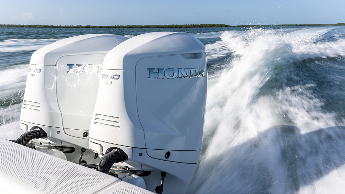 BF350, Honda’s Flagship Outboard Motor Providing a High-Quality Boating Experience with 350 HP of Propulsion