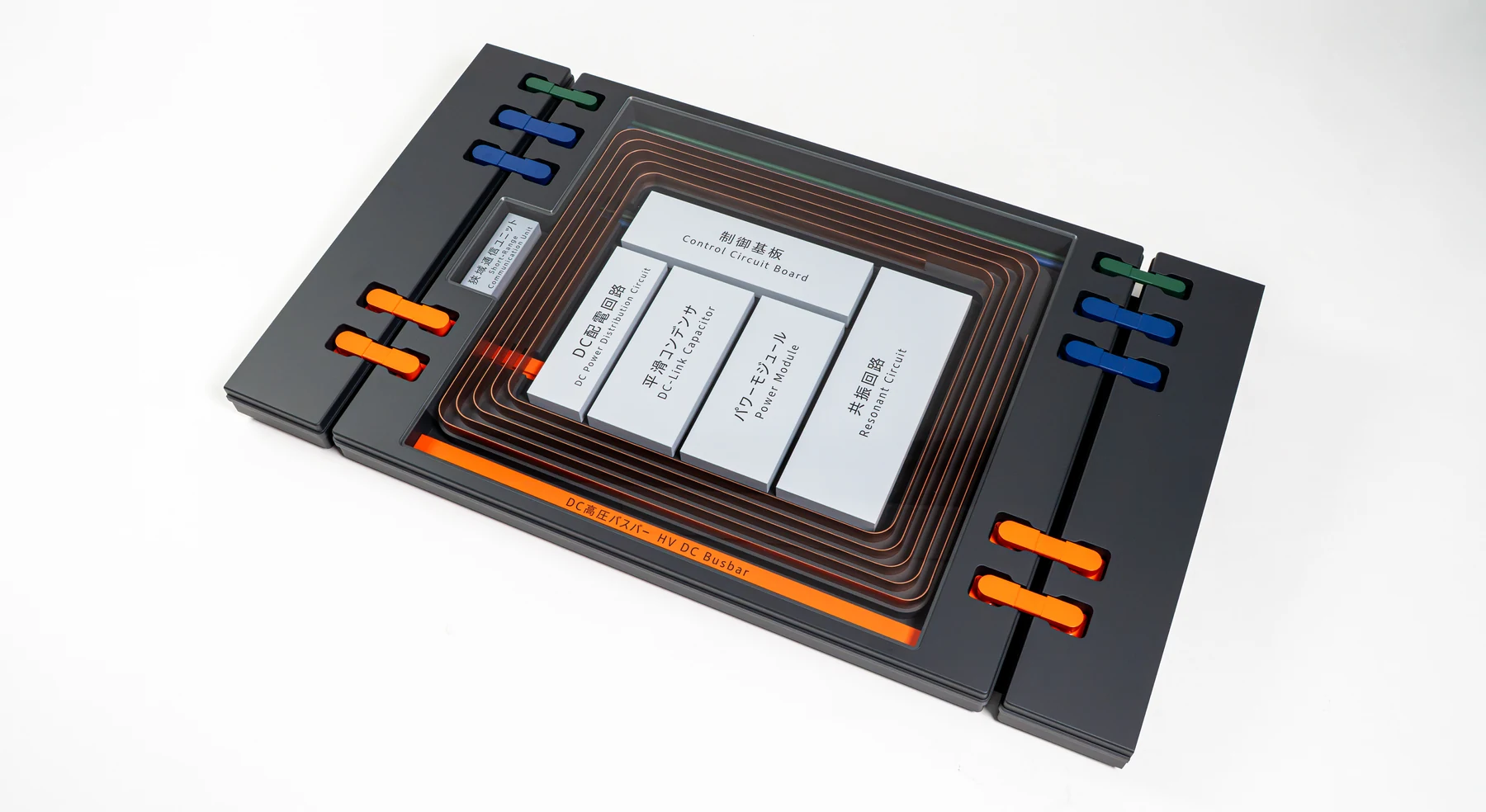 Mock-up of GA unit embedded in road