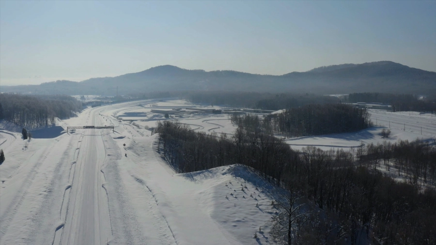 Takasu Proving Ground  High-Speed Circuit (winter)