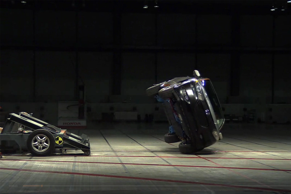 Dynamic rollover test