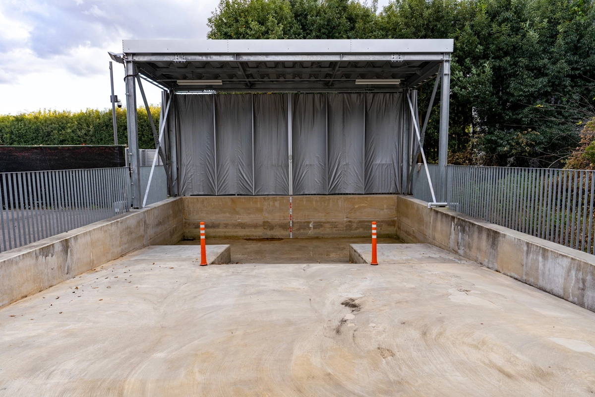 EV pool (pictured without water)