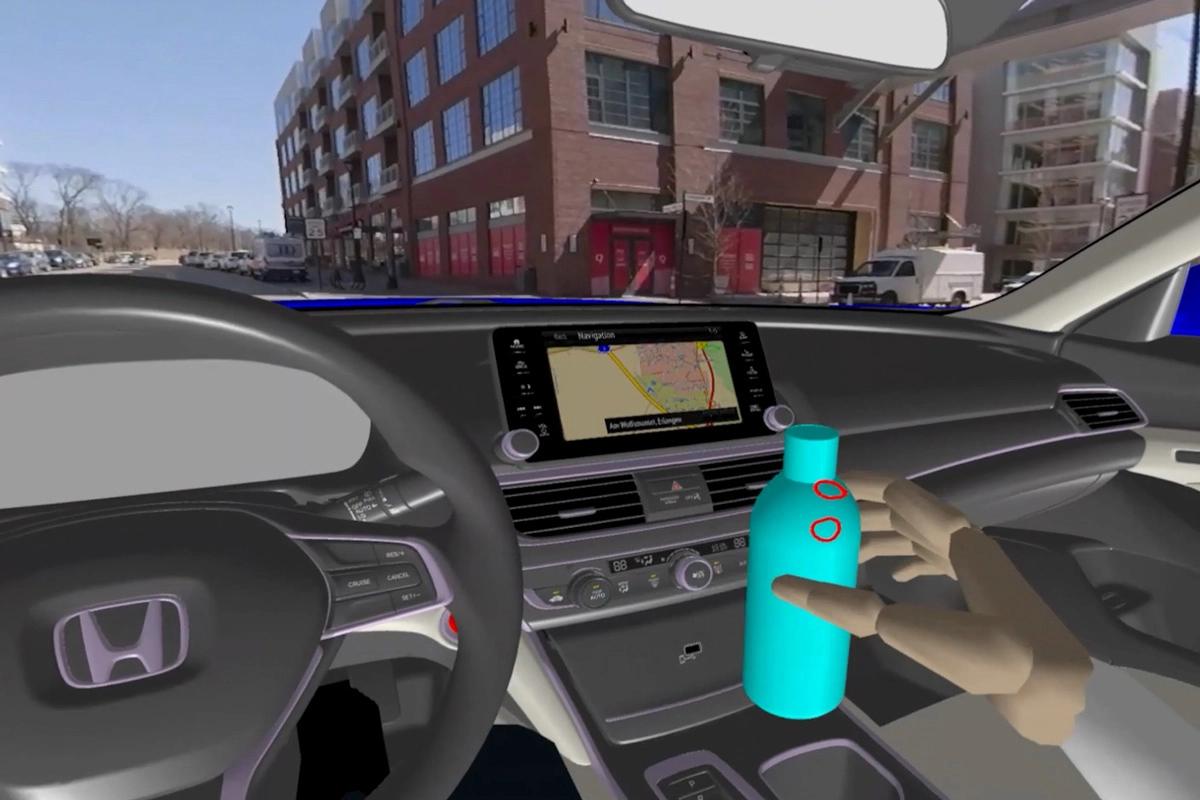 Operability verification: drink holder