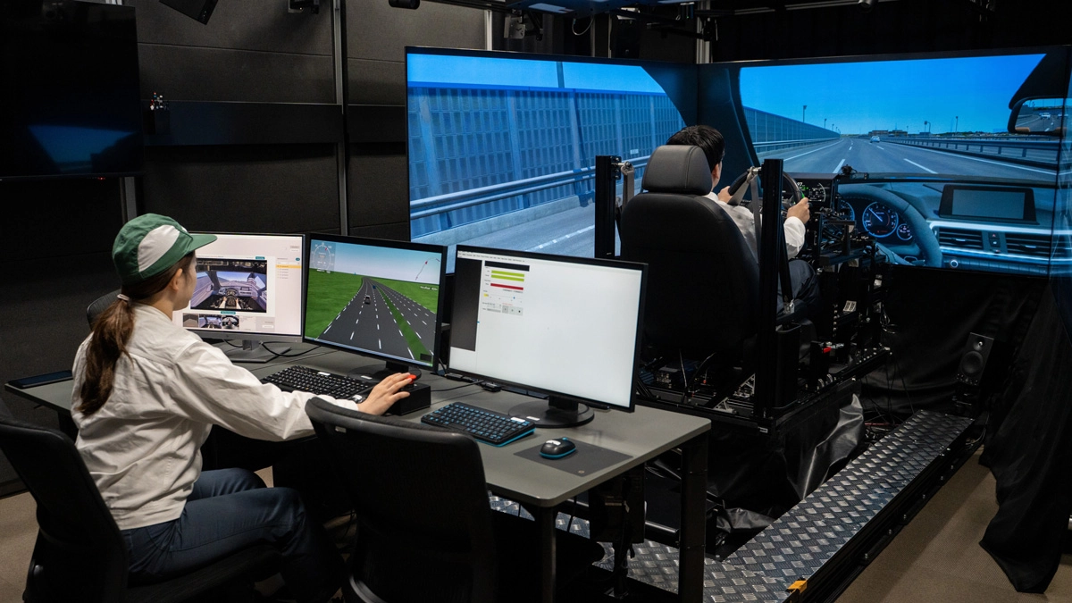 Overall view of simulator