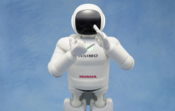 手話で“家族”を表現をするASIMO