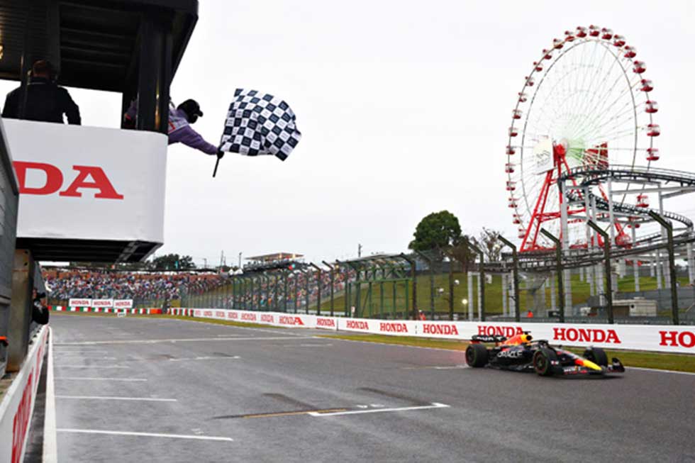 ハーフレースとなった雨の鈴鹿でフェルスタッペン連覇達成｜F1日本GP名