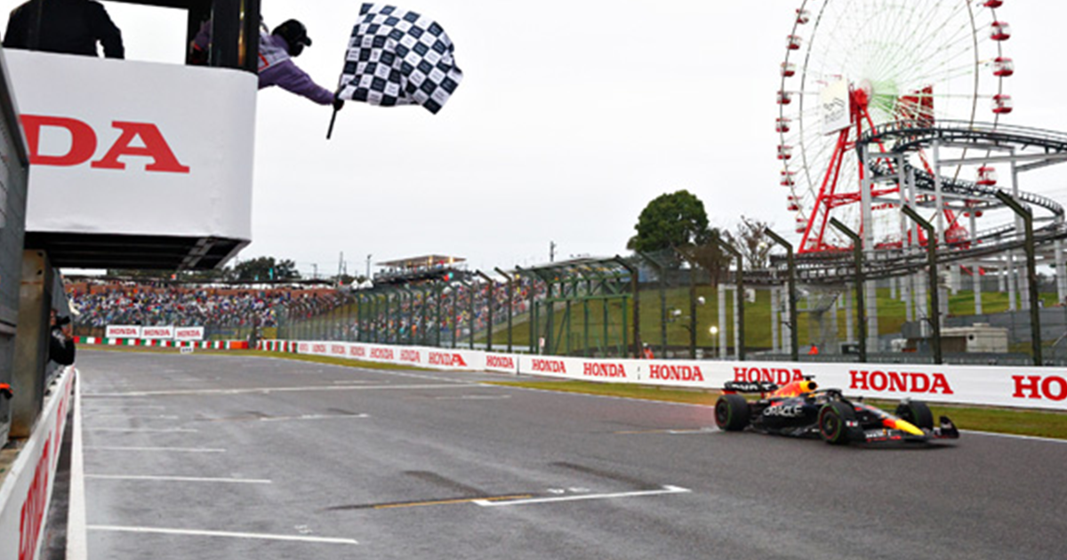 ハーフレースとなった雨の鈴鹿でフェルスタッペン連覇達成｜F1日本GP名