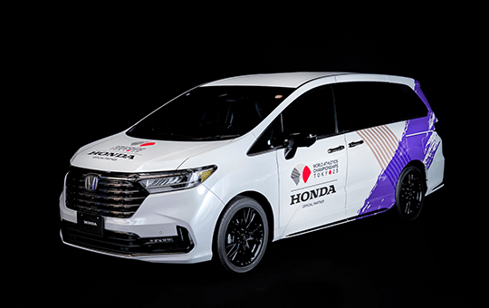 ODYSSEY e:HEV<br>Transportation Vehicle for Athlete &amp; Staff