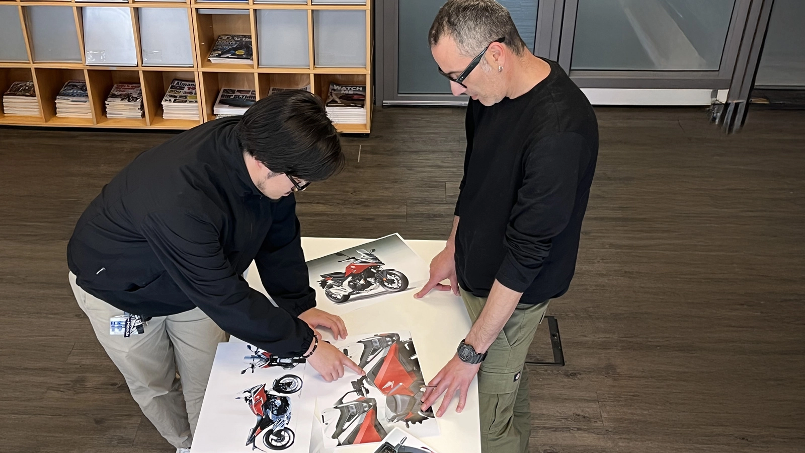 浦澤一成とバレリオ・アイエッロ（Valerio Aiello）