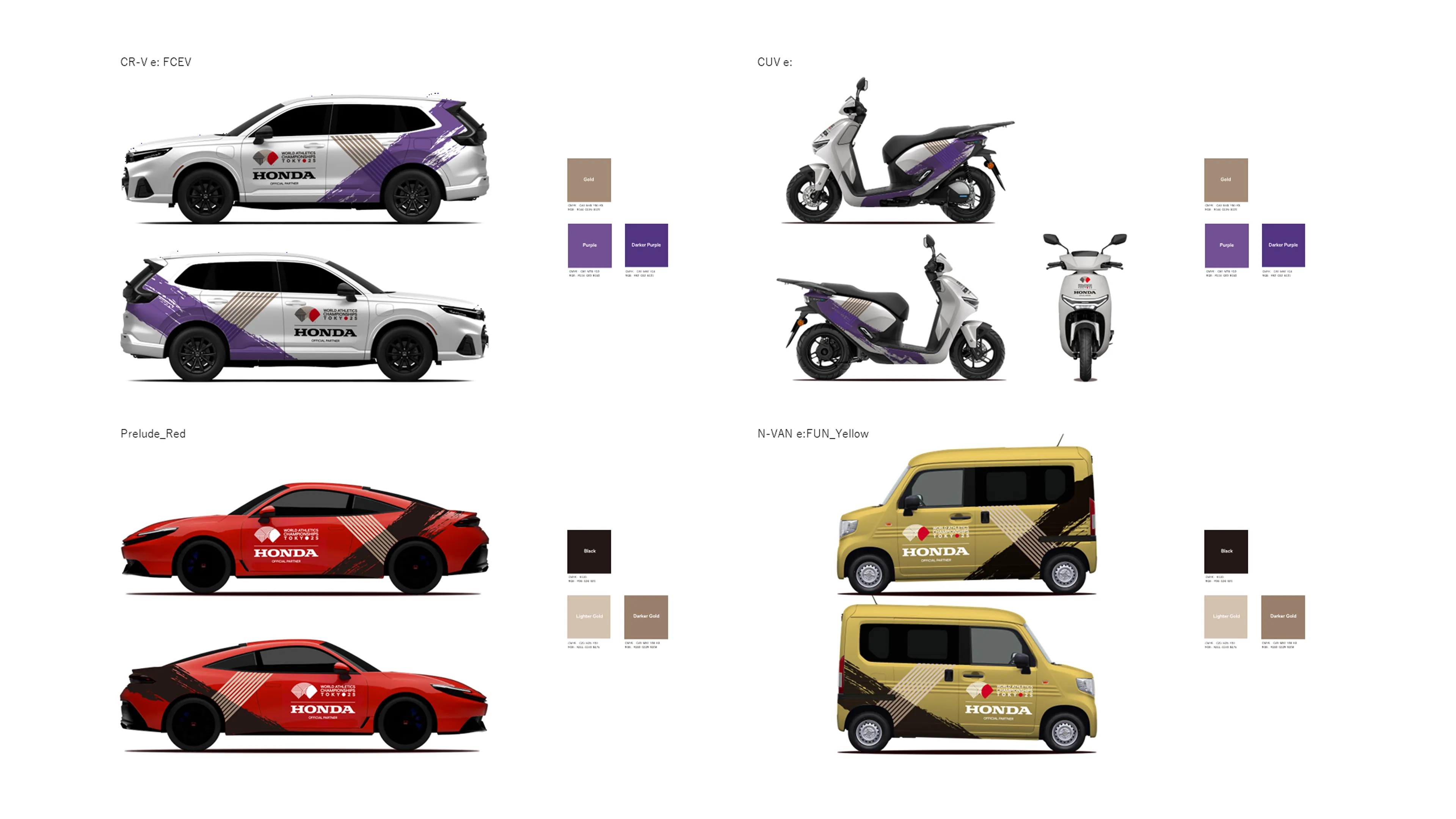 各種車両完成予想図