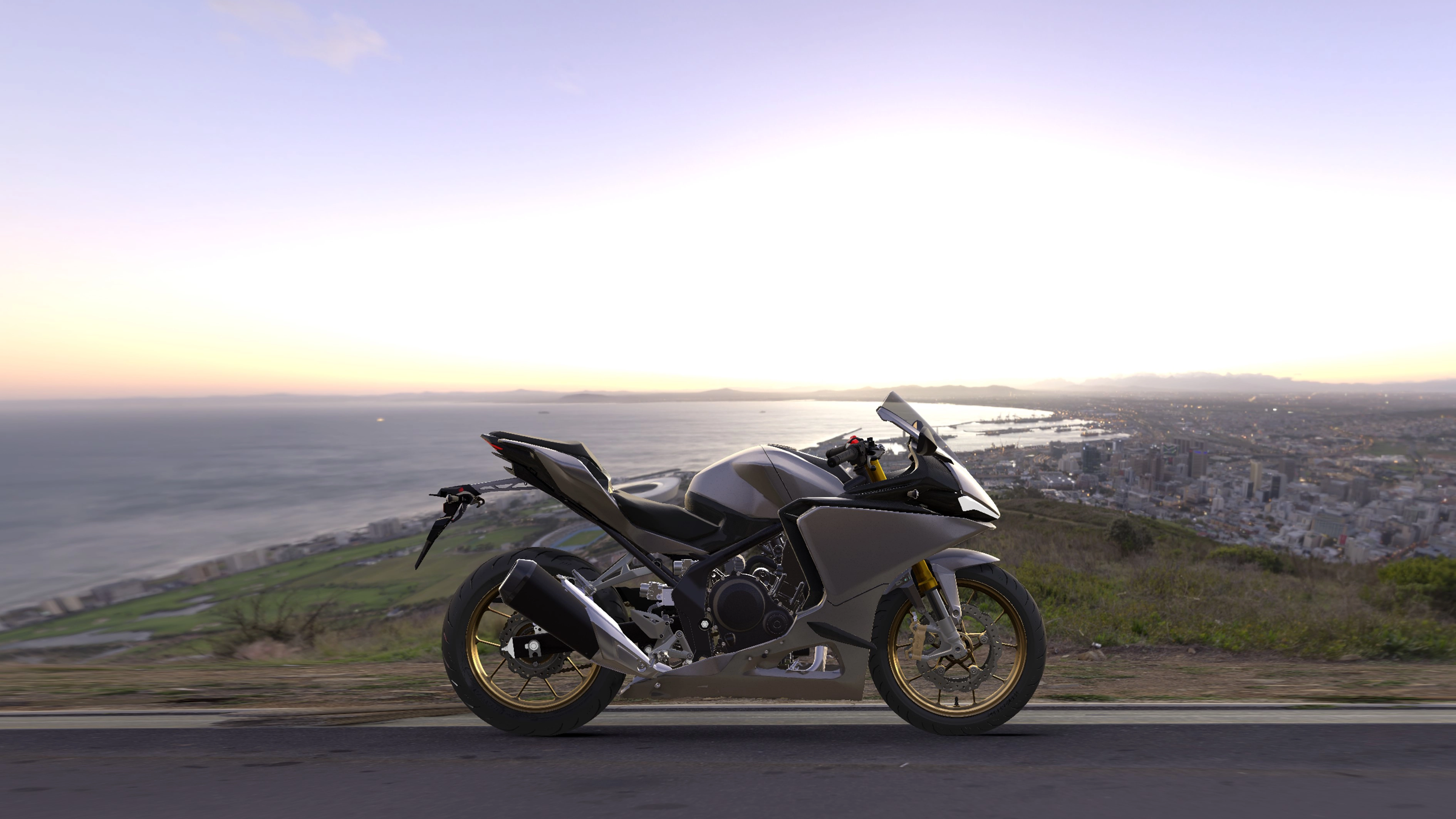 CBR400R FOUR E-Clutch Concept