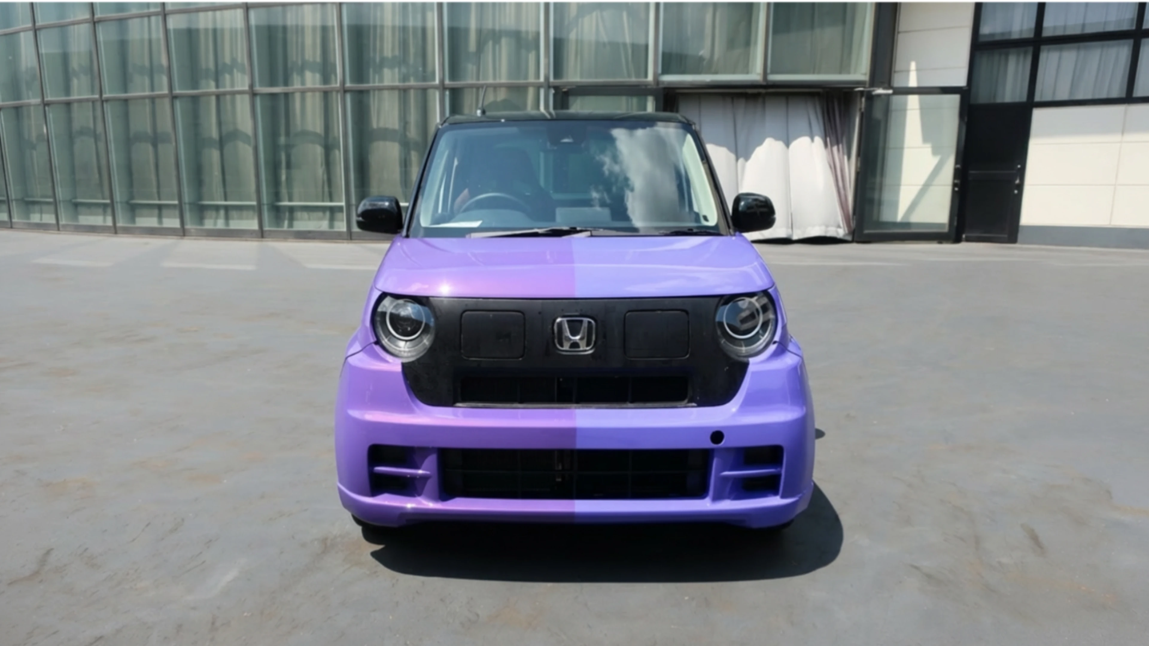 開発途中の試作車