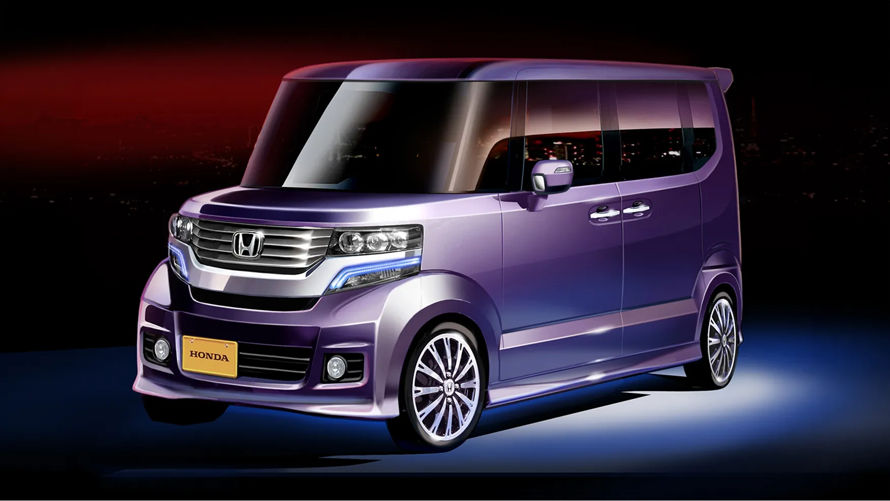 N-BOX CUSTOM（初代） スケッチ