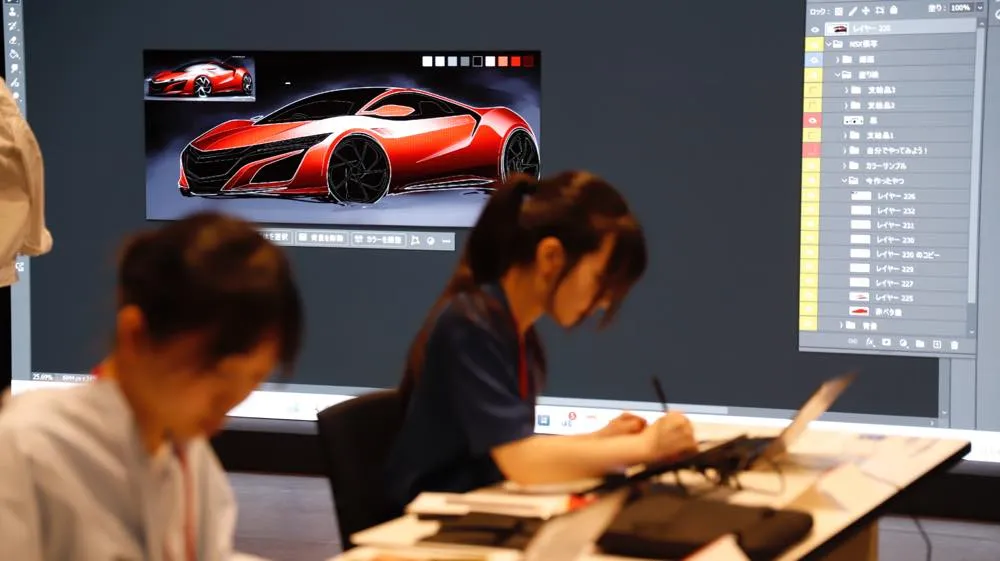 カーデザイナーコースの様子