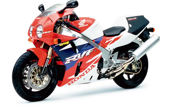 スーパースポーツバイクRVF/RC45（750cc）を発売