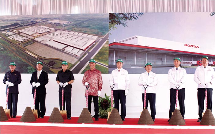 2012年6月インドネシアで新四輪車工場の建設開始