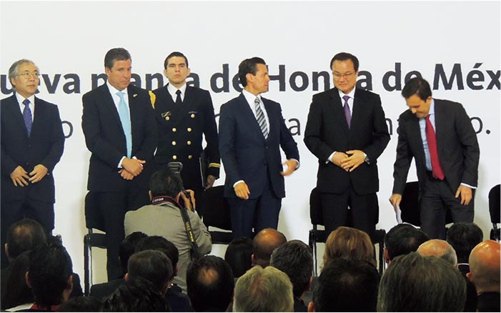 2014年2月メキシコで新四輪車工場が稼働開始