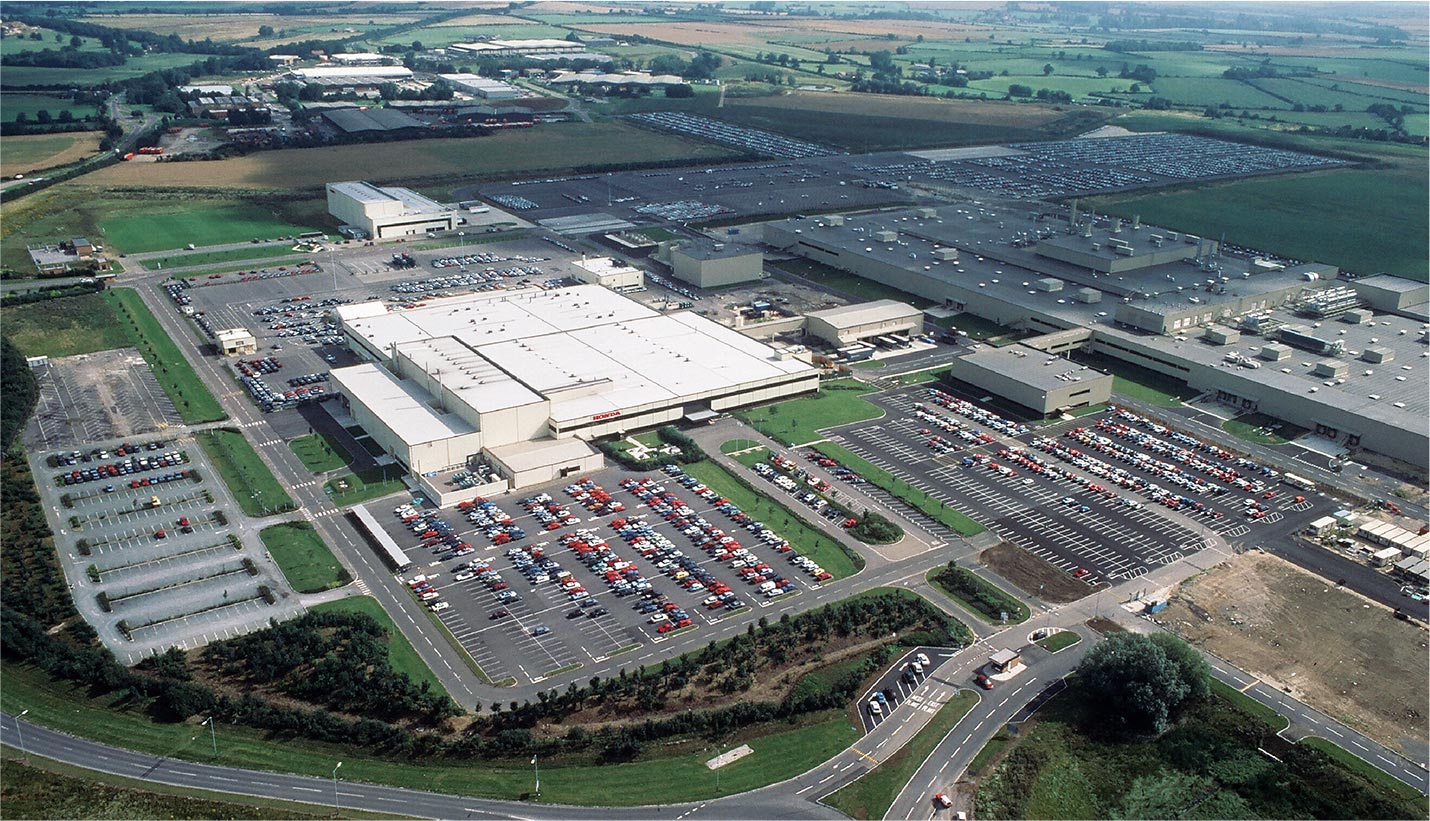 1992年に四輪完成車工場として稼働し、ホンダの欧州における四輪車生産拠点となったHUM