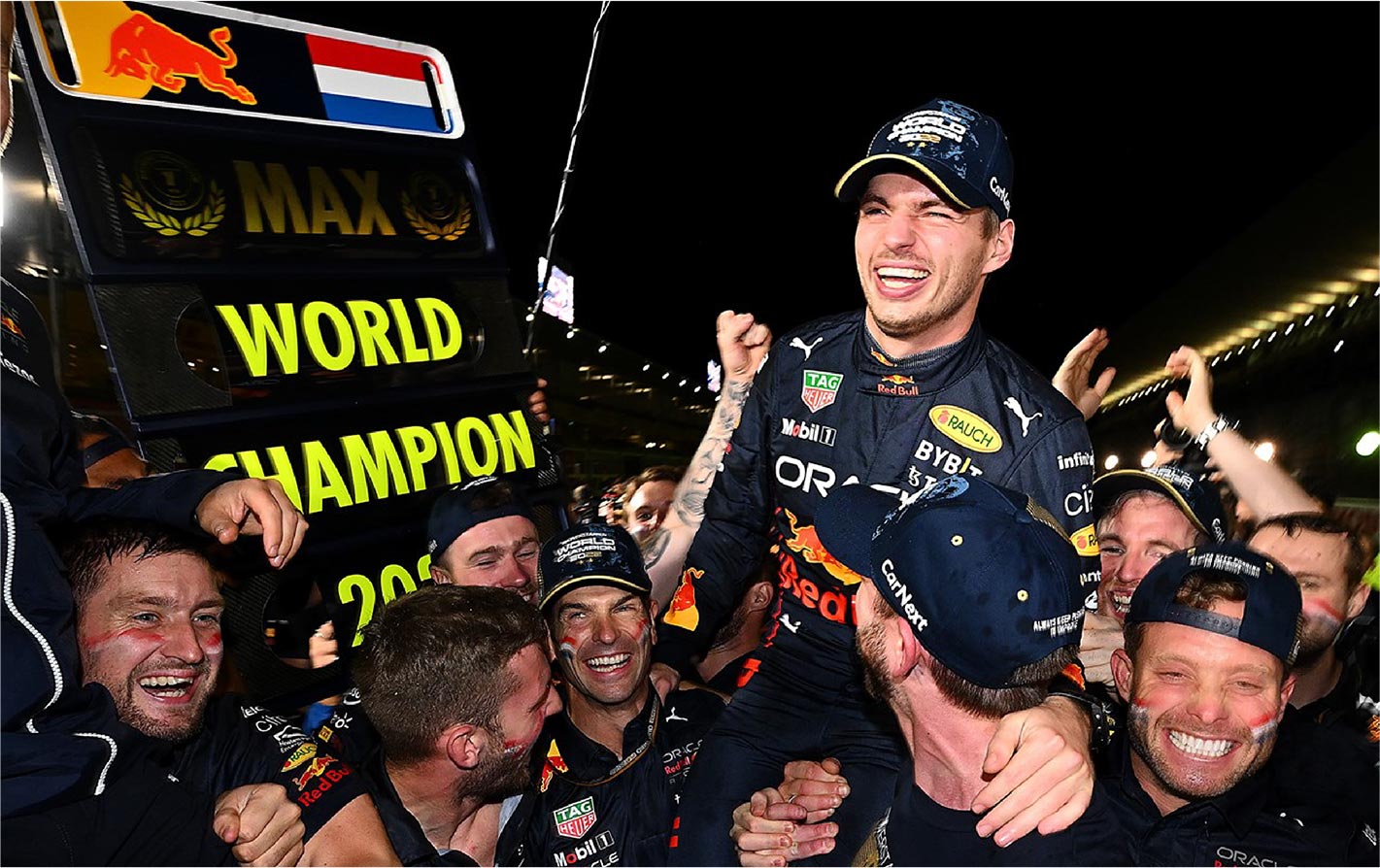 2022年 Oracle Red Bull Racingはコンストラクターズ選手権・ドライバーズ選手権の両タイトルを獲得