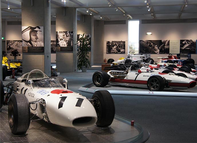 Honda Collection Hallには二輪車・四輪車・パワープロダクツ・レーシングマシンを展示
