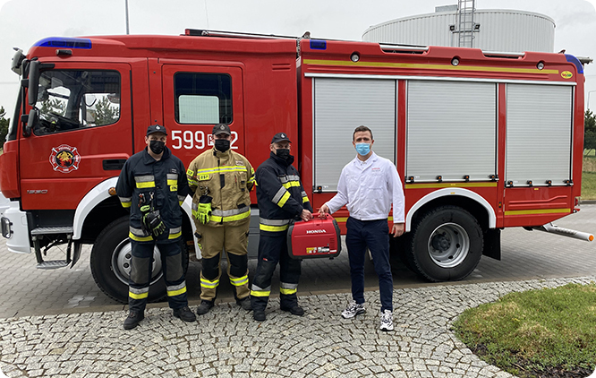 ポーランド：消防隊の活動を支援