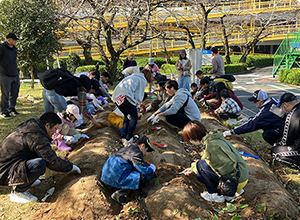 HondaWoods浜松の水辺エリアでお米とサツマイモの収穫イベントを開催！​