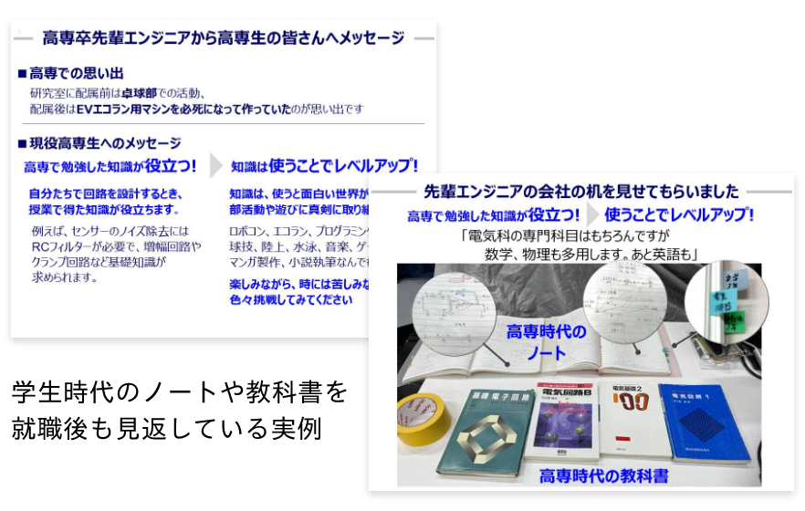 2. 「今の学び」が将来につながる実例を伝える