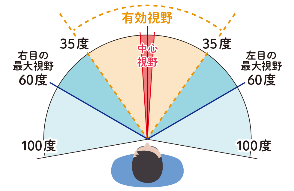 緑内障が周辺視野に与える影響