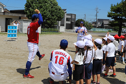 亀山市野球教室