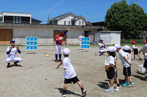 亀山市野球教室