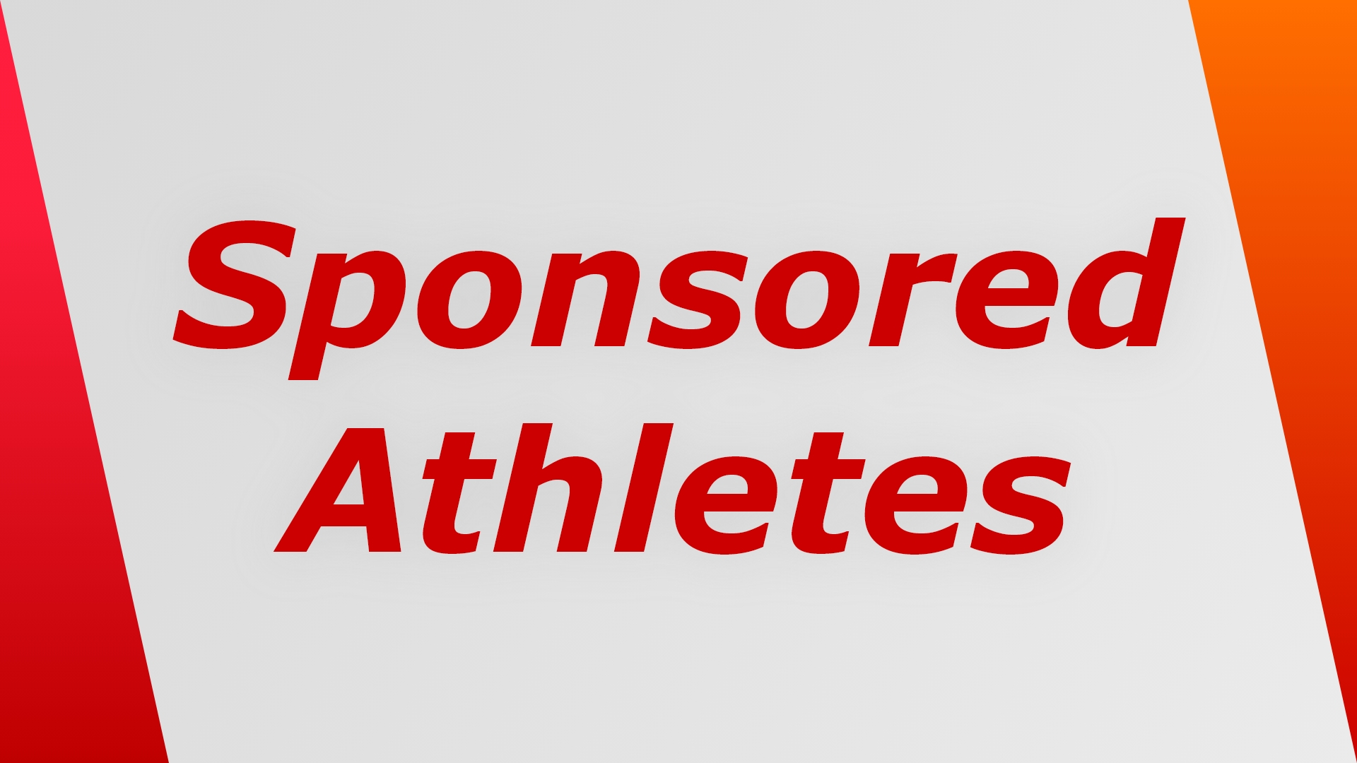 sponsored athletes
