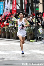 東京マラソン2018　設楽悠太選手