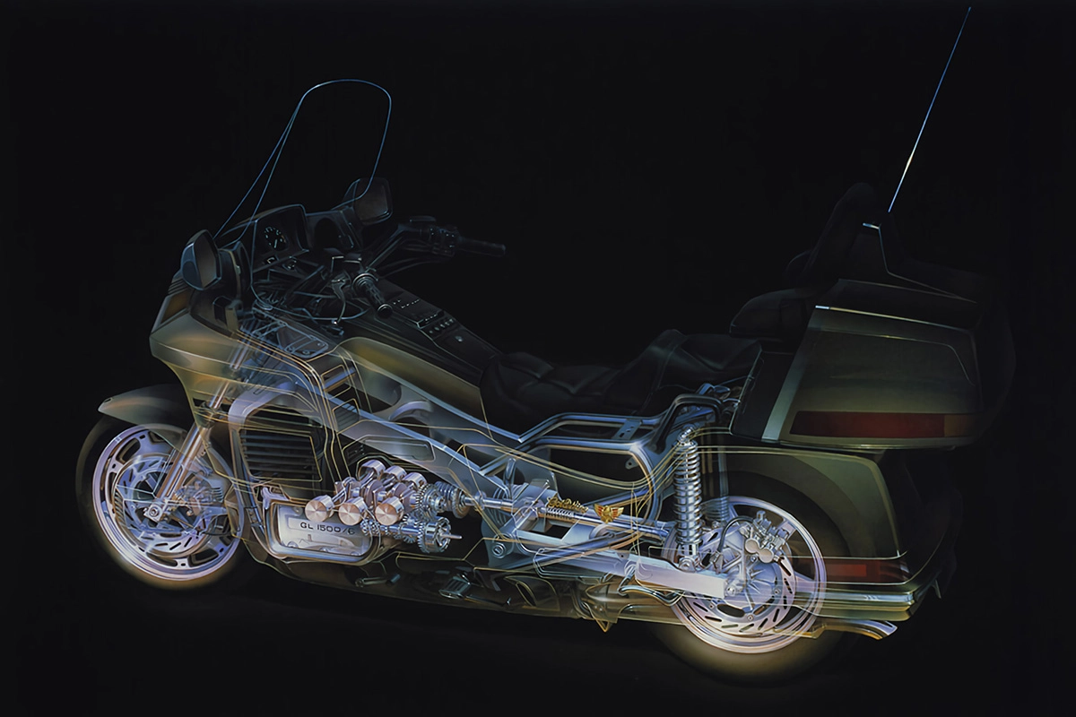 シリーズ初のリバースシステムを採用した1988年モデルのゴールドウイング