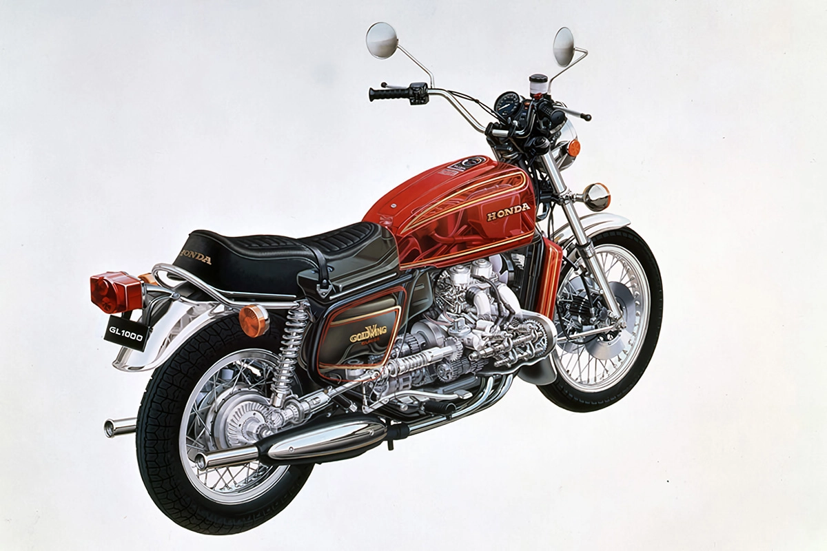 1975年に発売された初代ゴールドウイング