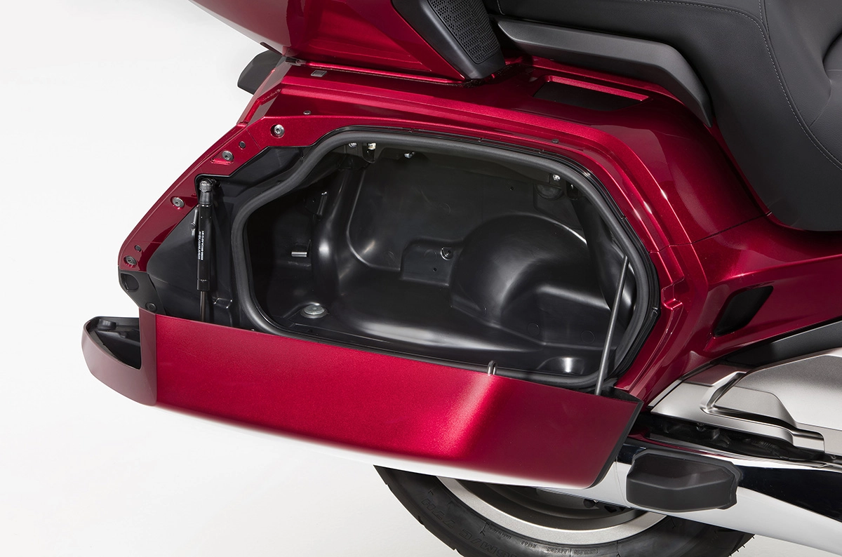 パニアケースはボディと一体化