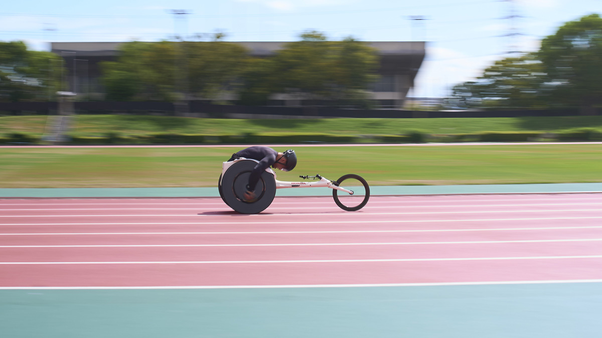 Honda 車いす陸上競技 漕ぎ力計測機器のレンタルを開始予定