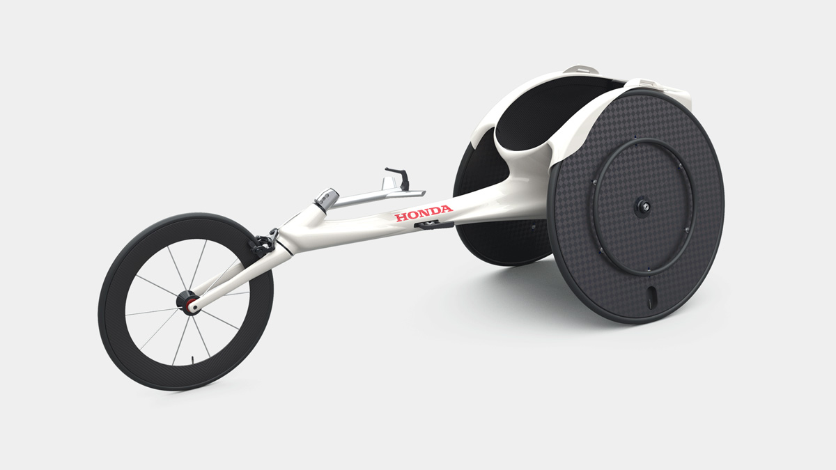 フルカーボン陸上競技用車いすレーサー翔〈KAKERU〉