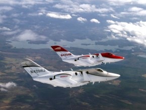Third FAA-Conforming HondaJet commences test flights
