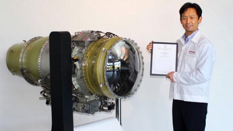GE Honda completed type certification validation for the HF120 turbofan engine in Russia.