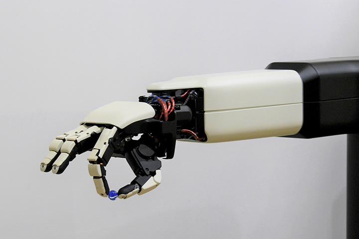 Hand of avatar robot being developed by Honda