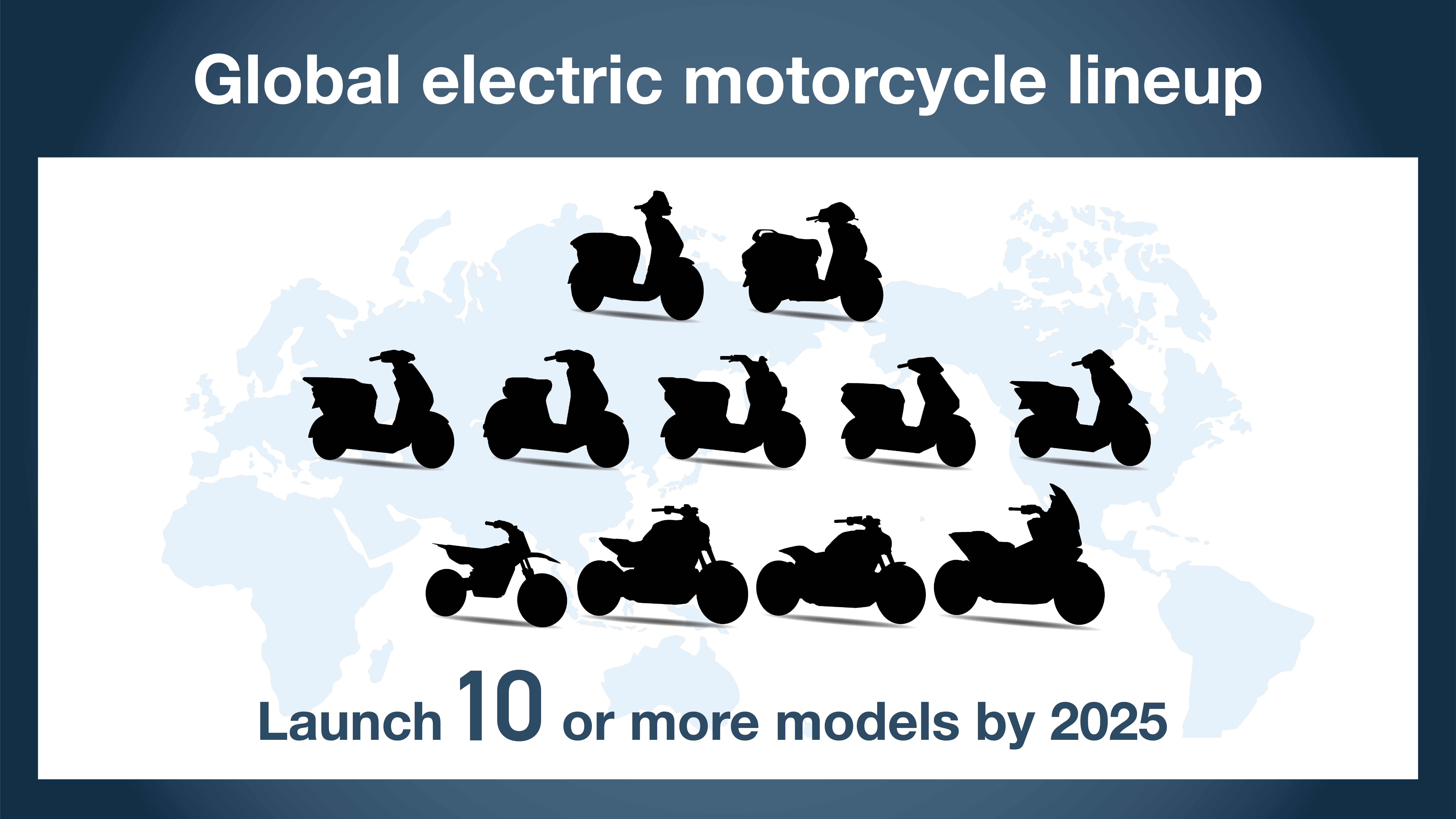 Global electric motorcycle lineup