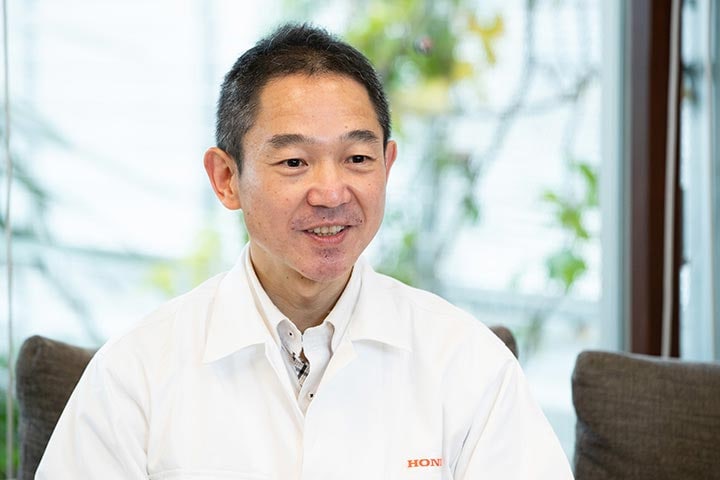 HondaにおいてSAFの研究をまとめる安田